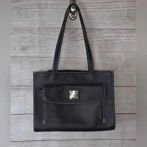 Dooney & Bourke Janine Pebbled Leather Tote With Front Pocket